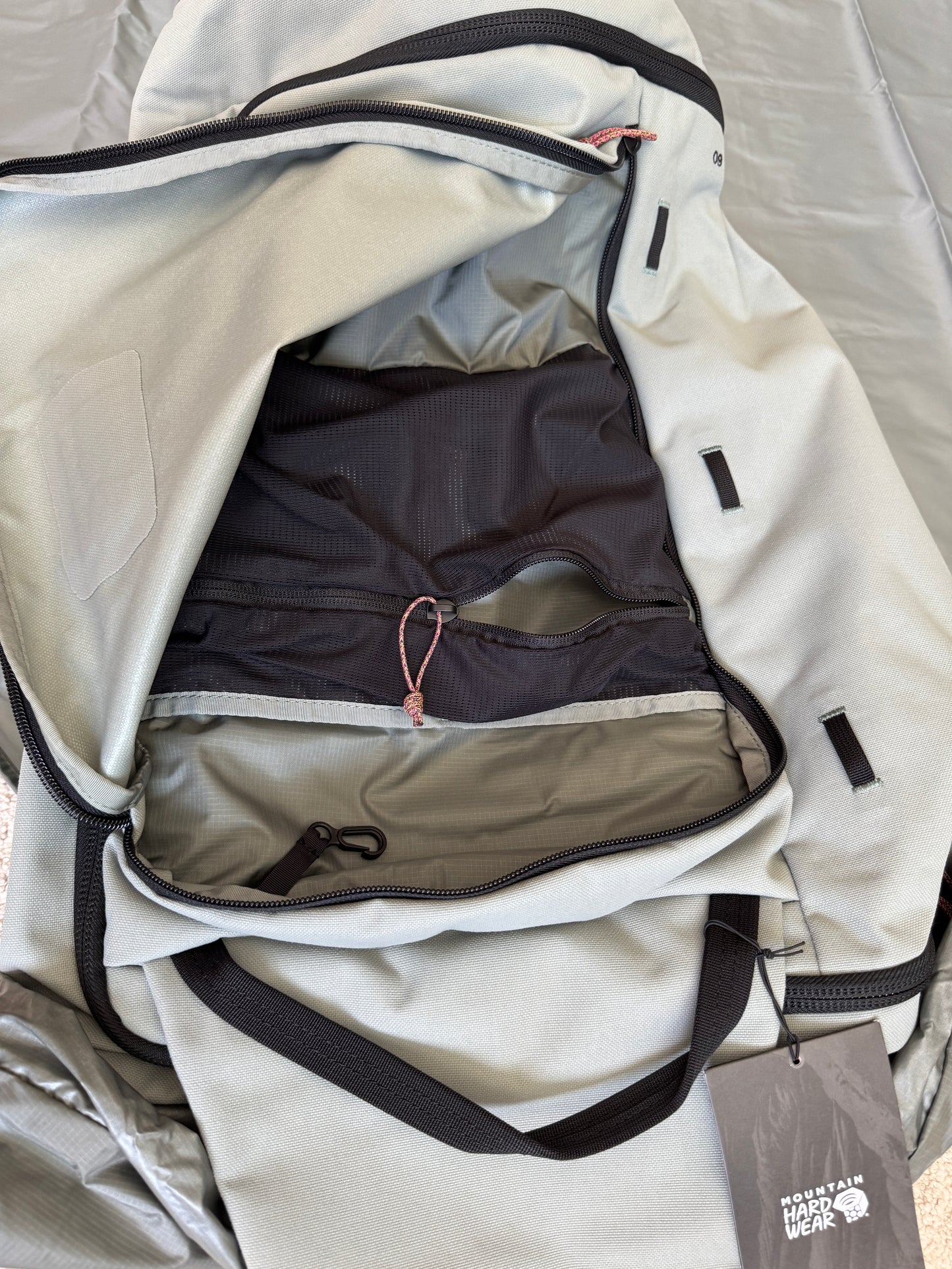 Mountain Hardwear Crag Wagon 60L with bonus rope/gear tarp