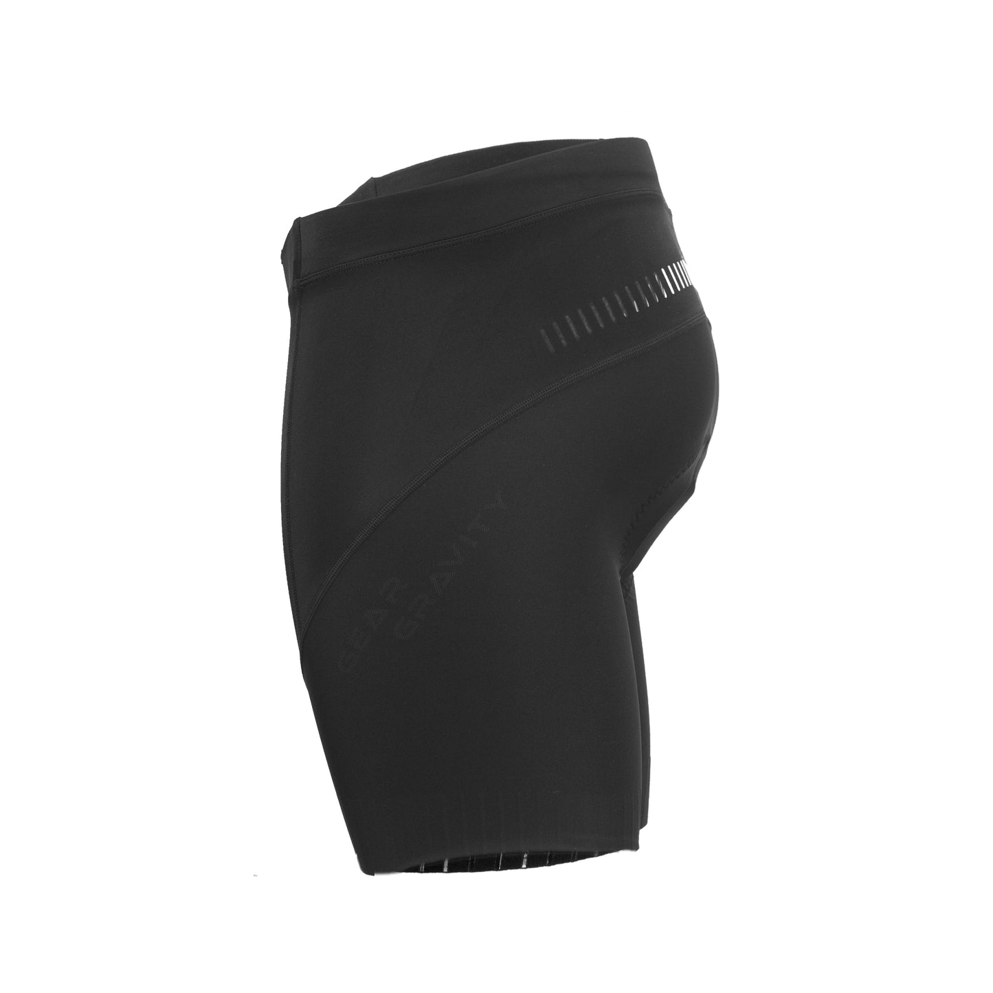 High quality female cycling shorts with minimal seams to provide seamless compression. 
