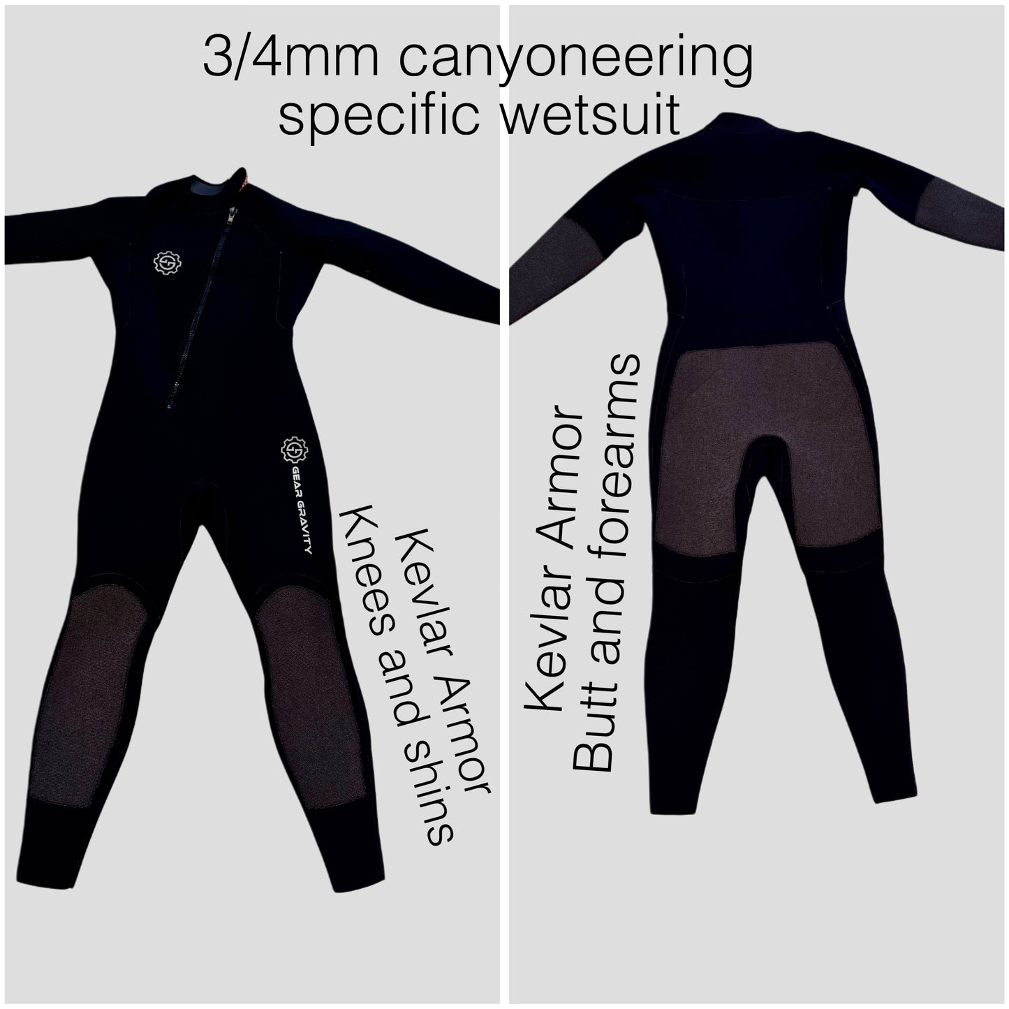 Keval armor wetsuit for canyoneering