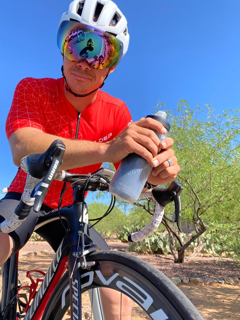 Our Premium Cycling Jersey has been designed to be lightweight, aero dynamic, fast drying, comfortable and boldly styled.
Premium Design and Construction - Heat pressed seams at the neck, sleeve, and bottom hems.  Elastic gripper along hem.
High Quality Fabric - Fabrics are engineered for performance and durability. 
Race fit Designed for a tighter fit  - If you prefer looser fit size up.  See size chart.
Moisture Wicking & Breathable - Quick drying, and flexibility.
Full Zip - High quality YKK zipper & ful